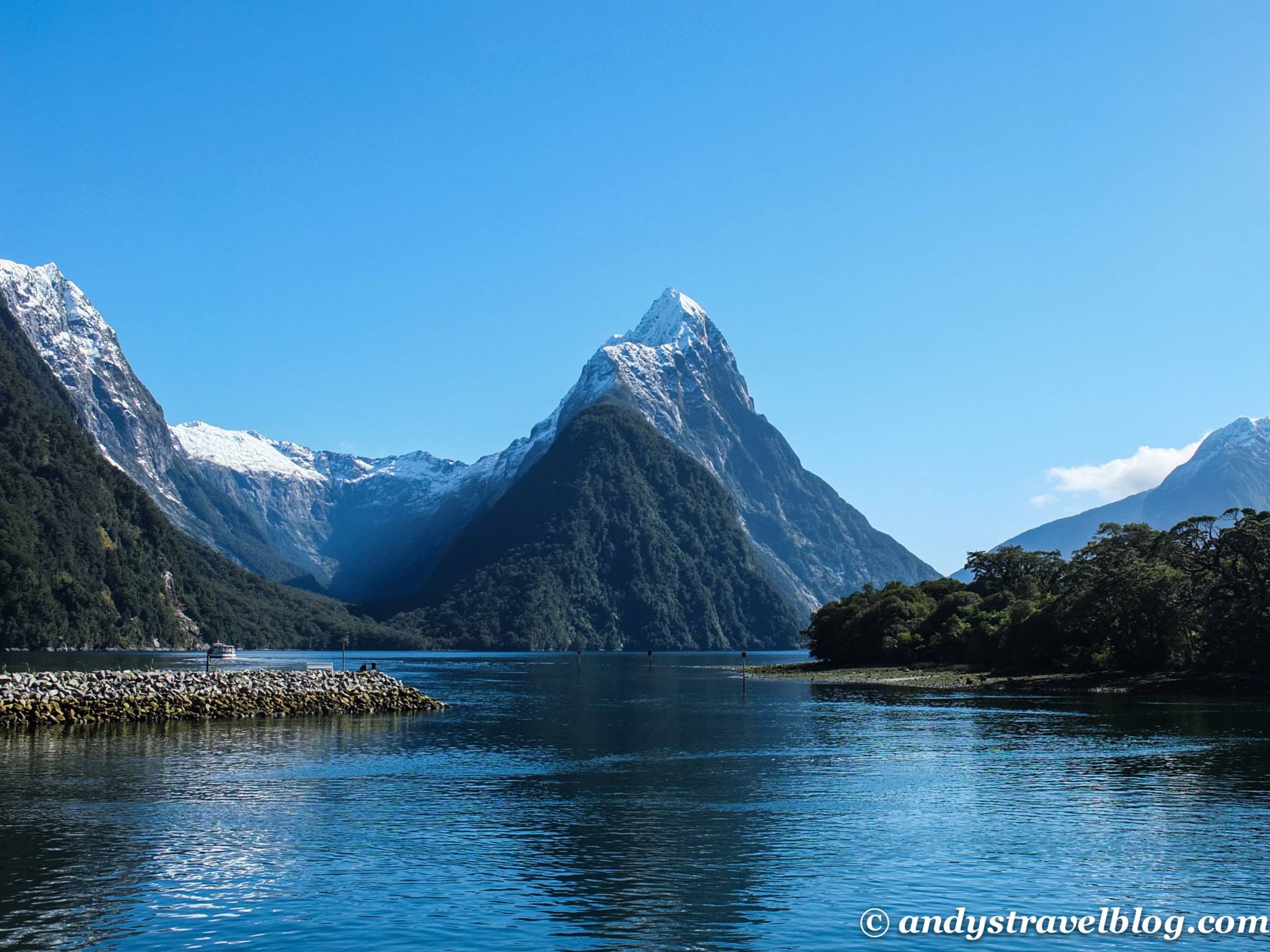 First view of Milford Sound