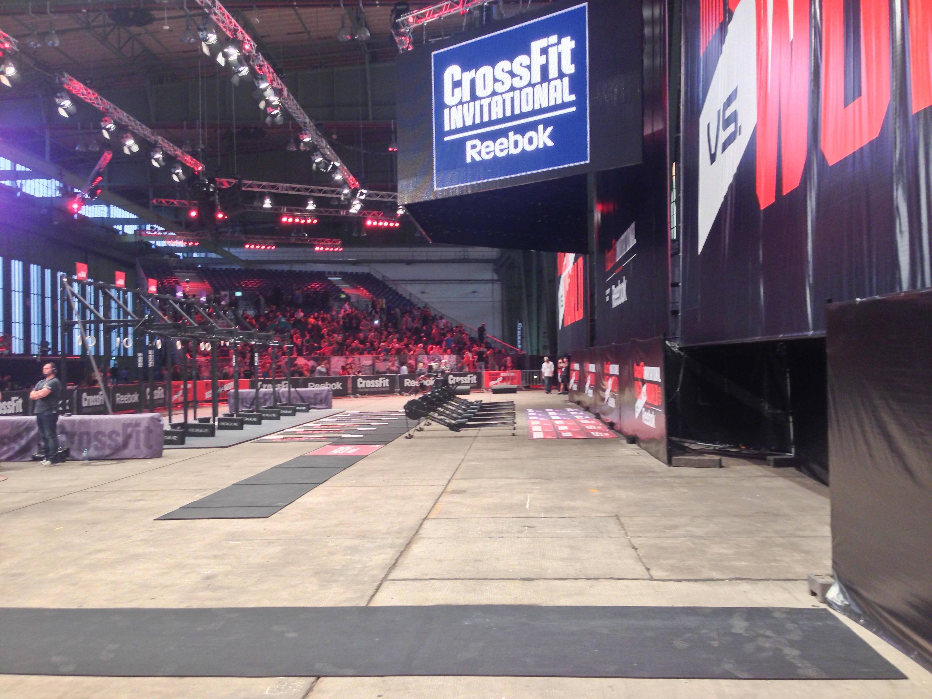 The competition floor