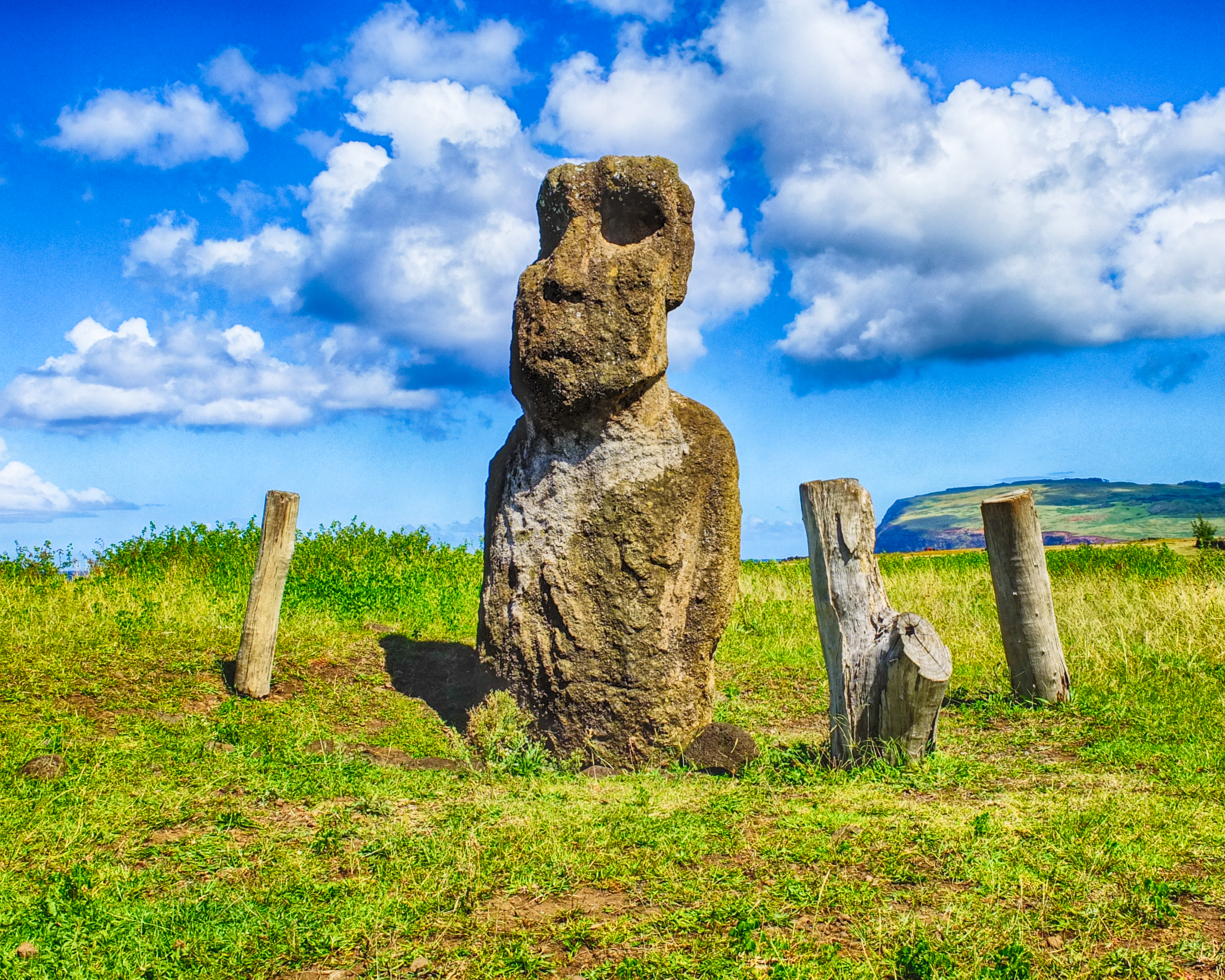 The first Moai I saw