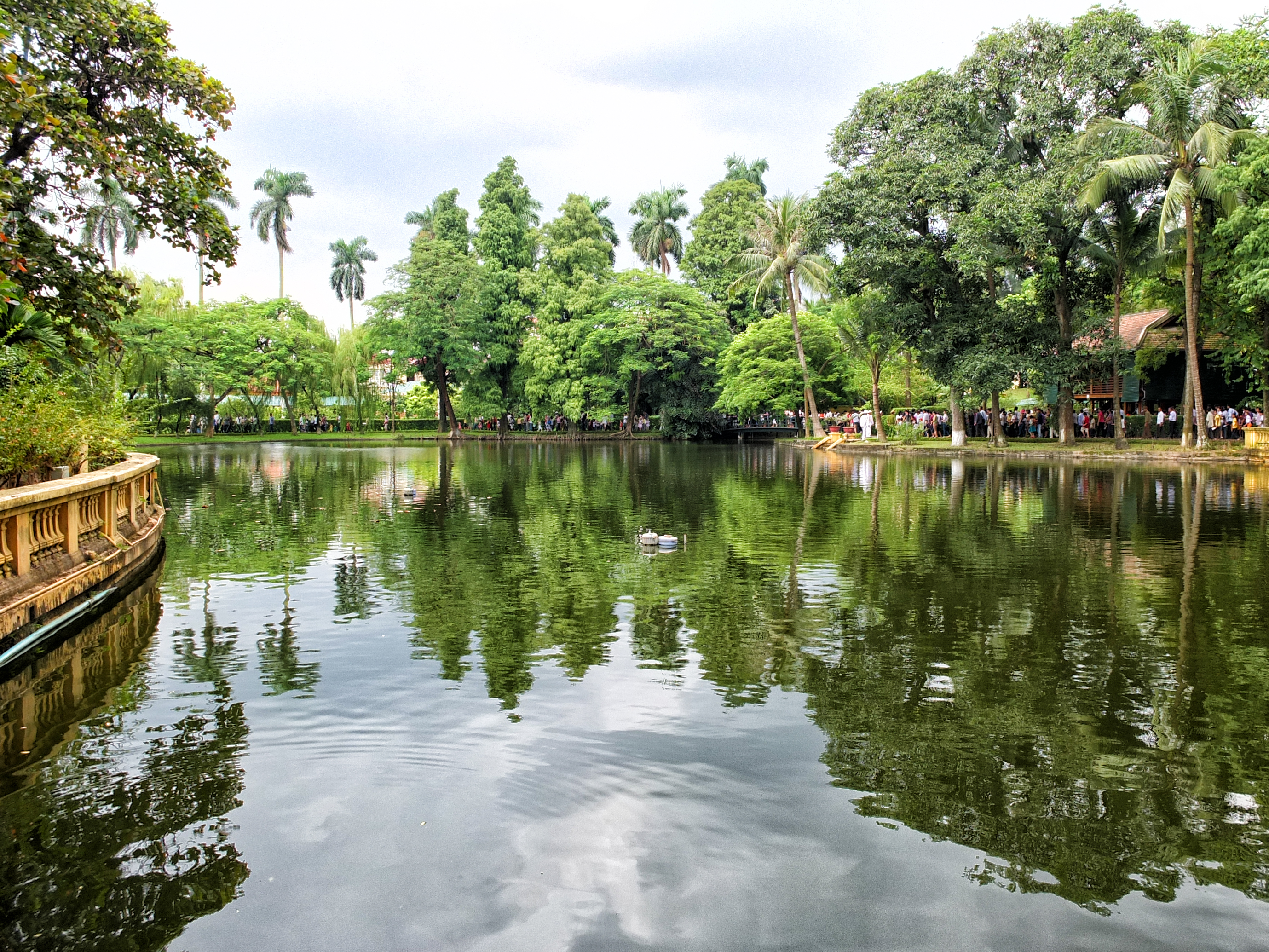 Carp pond near Ho Chi Minh's Stilt House