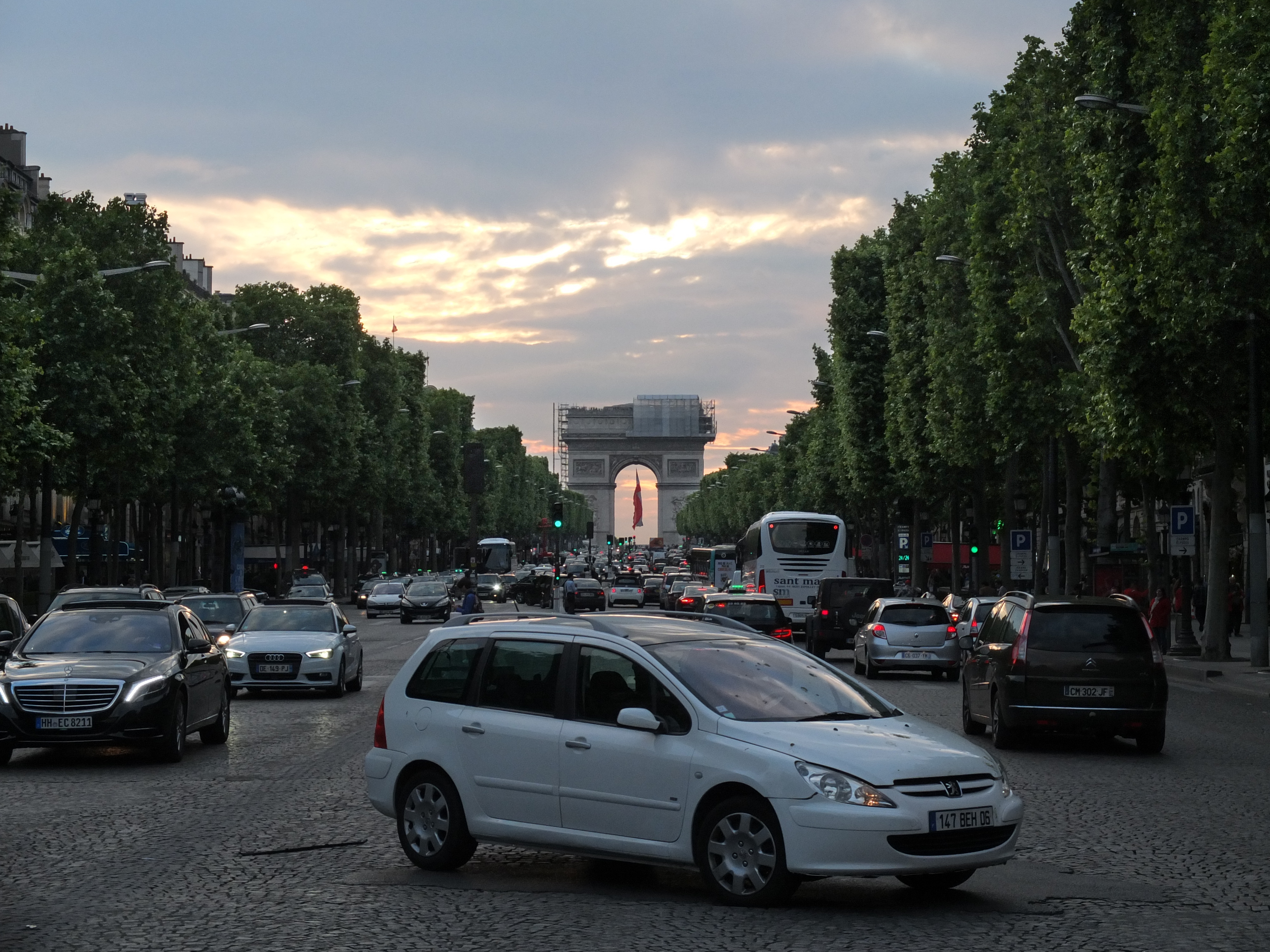 Champs Elysees, and/or Mercedes commercial