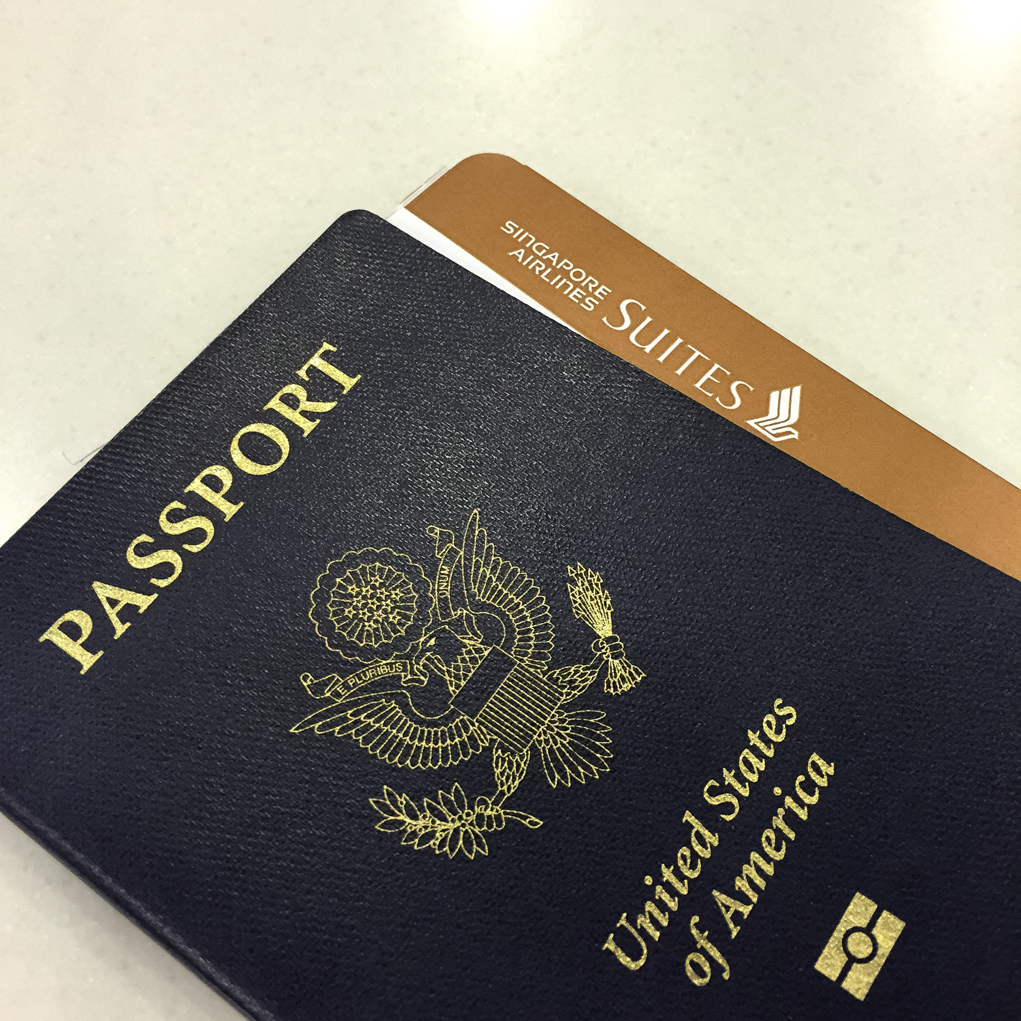 a passport and a passport with a card