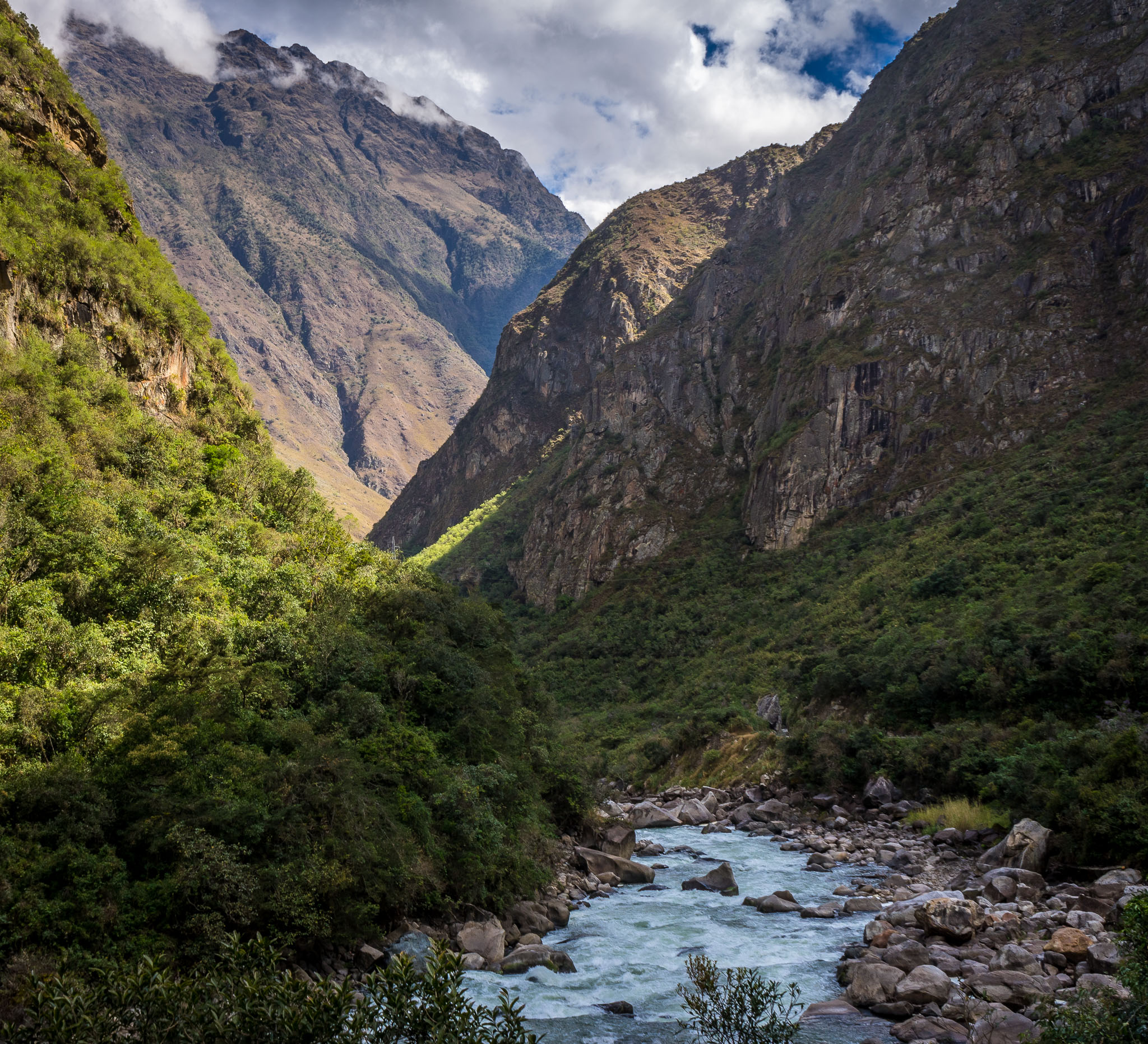a river running through a valley